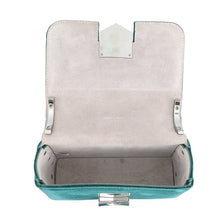 Load image into Gallery viewer, JIMMY CHOO LOCKETT PRETITE ChainShoulder Bag Green Velour