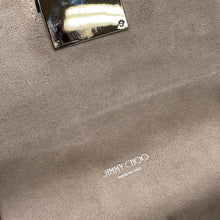 Load image into Gallery viewer, JIMMY CHOO LOCKETT PRETITE ChainShoulder Bag Green Velour