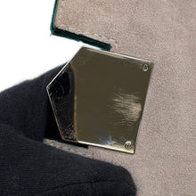 Load image into Gallery viewer, JIMMY CHOO LOCKETT PRETITE ChainShoulder Bag Green Velour