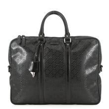 Load image into Gallery viewer, GUCCI GG IMPLEME Briefcase Black201480 GG Imprime Leather