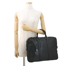 Load image into Gallery viewer, GUCCI GG IMPLEME Briefcase Black201480 GG Imprime Leather