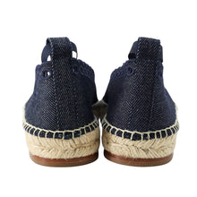 Load image into Gallery viewer, HERMES Guapa Espadrilles Chaine d'Ancre Navy Canvas Size 35