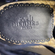 Load image into Gallery viewer, HERMES Guapa Espadrilles Chaine d'Ancre Navy Canvas Size 35