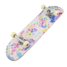 Load image into Gallery viewer, LOUIS VUITTON skateboard White/MulticolorGI0622 Wood Monogram Watercolor
