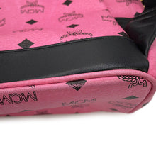 Load image into Gallery viewer, MCM Visetos Starkblock Studded Backpack Pink/BlackMMK5SVE52PK001 Leather Size Mini