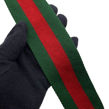 将图像加载到图库查看器中,GUCCI Adidas Logo Shoulder Bag Red/White702427 Leather