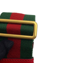 将图像加载到图库查看器中,GUCCI Adidas Logo Shoulder Bag Red/White702427 Leather