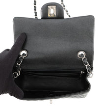Load image into Gallery viewer, CHANEL Matelasse Single Flap ChainShoulder BlackA69900 Caviar Leather Size 20