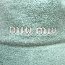 Load image into Gallery viewer, MIUMIU Pile hat Size S/57㎝ Mint Green Cotton90% Polyamide10%