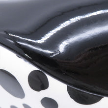 Load image into Gallery viewer, LOUIS VUITTON LV x YK short boots Noir/White Patent Leather Plastic Infinity Dot Size 36