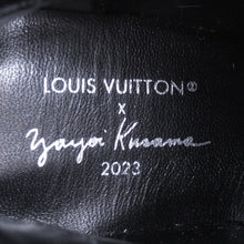 Load image into Gallery viewer, LOUIS VUITTON LV x YK short boots Noir/White Patent Leather Plastic Infinity Dot Size 36