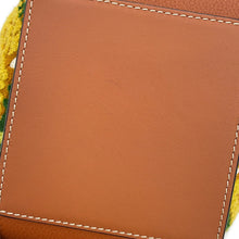 Load image into Gallery viewer, LOEWE Drawstring Hammock Flora Tan/Multicolor303.30.V07 Calf Leather Canvas Size Mini