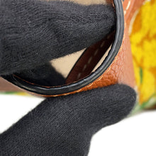 Load image into Gallery viewer, LOEWE Drawstring Hammock Flora Tan/Multicolor303.30.V07 Calf Leather Canvas Size Mini