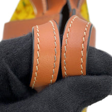 Load image into Gallery viewer, LOEWE Drawstring Hammock Flora Tan/Multicolor303.30.V07 Calf Leather Canvas Size Mini