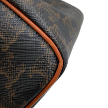 Load image into Gallery viewer, CELINE Triomphe Boston 2-Way Handbag Tan197582 PVC Leather Size Small