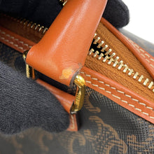 Load image into Gallery viewer, CELINE Triomphe Boston 2-Way Handbag Tan197582 PVC Leather Size Small