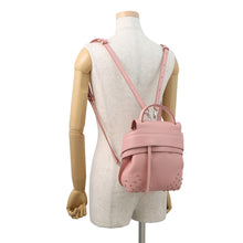将图像加载到图库查看器中,TOD’S Wave Backpack 3way Pink Leather Size Mini