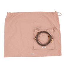 将图像加载到图库查看器中,MIUMIU Crochet Fabric Tote Natural/Cognac5BA283 Raffia Leather