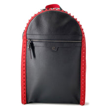 将图像加载到图库查看器中,Christian Louboutin Backpack Paris Black/Red1225145 Leather Rubber