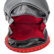 将图像加载到图库查看器中,Christian Louboutin Backpack Paris Black/Red1225145 Leather Rubber