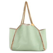 将图像加载到图库查看器中,Stella McCartney Falabella Large Reversible Tote Off-white/Light Green507185 Polyester