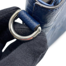 将图像加载到图库查看器中,GUCCI jumbo GG messenger bag Navy761747 Leather Size Small