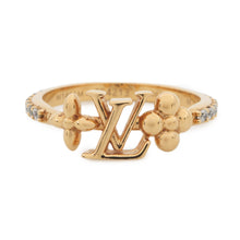 将图像加载到图库查看器中,LOUIS VUITTON LVIconic Ring Size M GoldM1461M Gold Plated