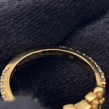 将图像加载到图库查看器中,LOUIS VUITTON LVIconic Ring Size M GoldM1461M Gold Plated