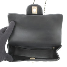 将图像加载到图库查看器中,CHANEL Matelasse Top Handle Mini Flap Bag BlackAS2431 Lambskin Size 20