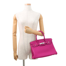 将图像加载到图库查看器中,HERMES Birkin Rose Purple Togo Leather Size 30