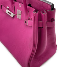 将图像加载到图库查看器中,HERMES Birkin Rose Purple Togo Leather Size 30