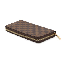 将图像加载到图库查看器中,LOUIS VUITTON Zippy Wallet BrownN41661 Damier ・Ebene