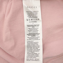 Load image into Gallery viewer, GUCCI Embroidery Cotton Jersy TShirt Size S Rose Pink796395 Cotton100%