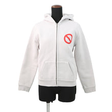 Load image into Gallery viewer, BALENCIAGA BFRND Small Zip-Up Hoodie Size L Light Gray788243 Cotton98% Polyurethane2%