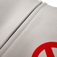 将图像加载到图库查看器中,BALENCIAGA BFRND Small Zip-Up Hoodie Size L Light Gray788243 Cotton98% Polyurethane2%