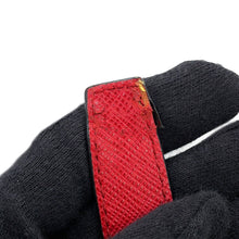 将图像加载到图库查看器中,PRADA Heart Pattern Backpack Black/Red1BZ006 Nylon