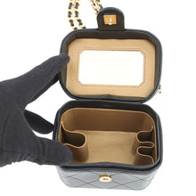 Load image into Gallery viewer, CHANEL Vanity ChainShoulder Bag BlackAP3459 Lambskin