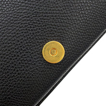 将图像加载到图库查看器中,Valentino Garavani V Logo Signature Chain Wallet Black7W0P0W42SNP Calf Leather