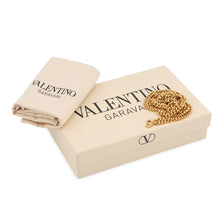 将图像加载到图库查看器中,Valentino Garavani V Logo Signature Chain Wallet Black7W0P0W42SNP Calf Leather