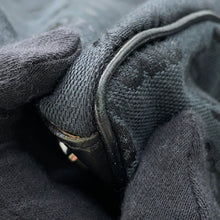 将图像加载到图库查看器中,LOEWE Anagram Boston Black Canvas Leather