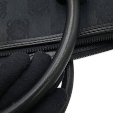 将图像加载到图库查看器中,LOEWE Anagram Boston Black Canvas Leather