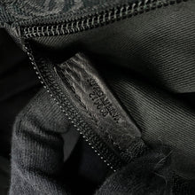 将图像加载到图库查看器中,LOEWE Anagram Boston Black Canvas Leather