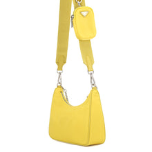 Load image into Gallery viewer, PRADA Re-Edition 2005 Re-Nylon Shoulder Bag Yellow1BH204 Nylon Leather