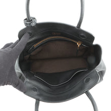 将图像加载到图库查看器中,PRADA Handbag Black1BG533 Soft Grain Leather Size Medium