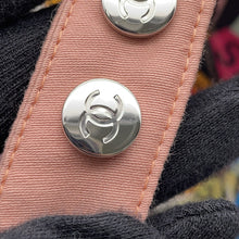 Load image into Gallery viewer, CHANEL CC Logo Baseball Cap PinkAA9698 Cotton100%