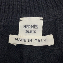 将图像加载到图库查看器中,HERMES H motif knit Size 34 Black3H2617D4 Wool100%