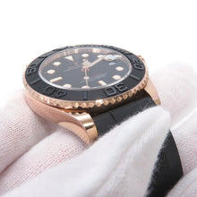 Load image into Gallery viewer, ROLEX Yacht-Master W37mm 18K Pink Gold Black Dial268655