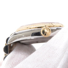 将图像加载到图库查看器中,ROLEX Datejust 36 W36mm Stainless Steel K18YG Bright Black Dial126233G