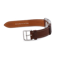 将图像加载到图库查看器中,HERMES Cape Cod GM W29mm × H41mm Stainless Steel Leather White Shell DialCC3.710