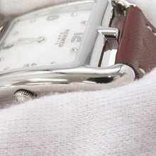 将图像加载到图库查看器中,HERMES Cape Cod GM W29mm × H41mm Stainless Steel Leather White Shell DialCC3.710